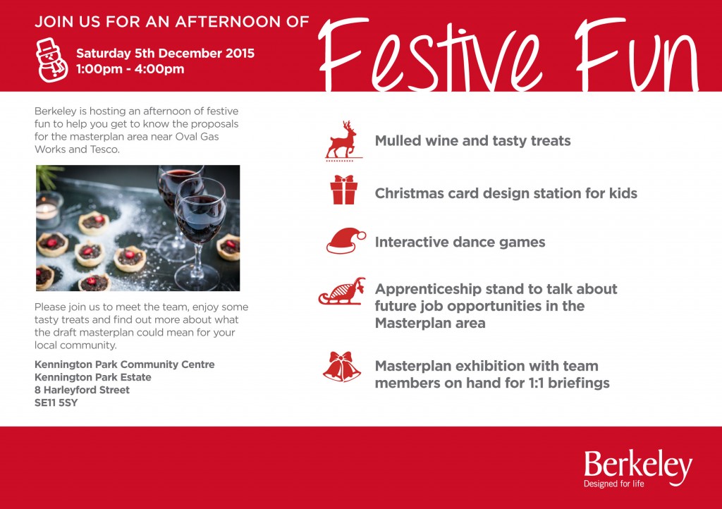 Kennington Park Estate - Sat 5th - Berkeley Festive Fun